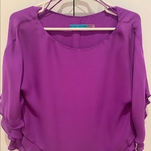 Alice & Olivia flowy top